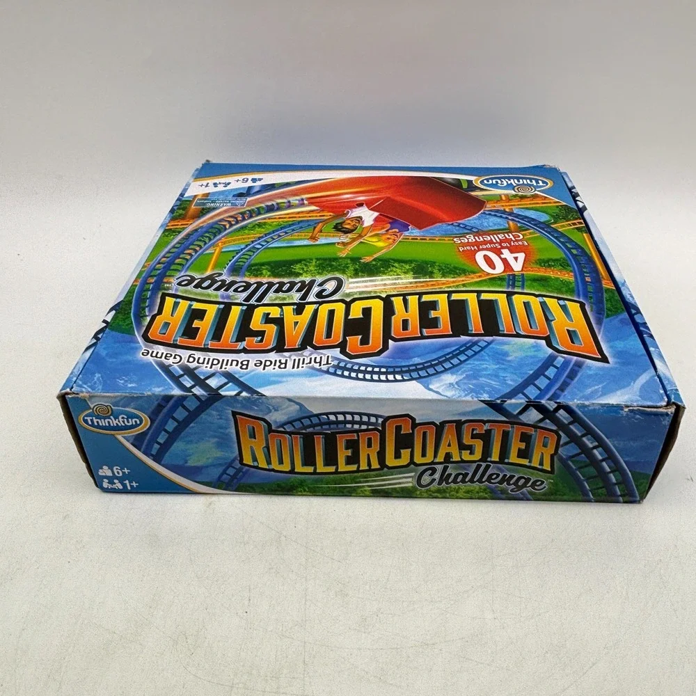 Roller Coaster Challenge COMPLETE Thinkfun 2017 Building Game Puzzles Ride